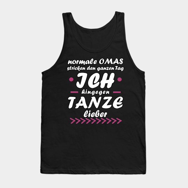 Tanzen Oma Paar Hochzeitstag Geschenkidee Tank Top by FindYourFavouriteDesign